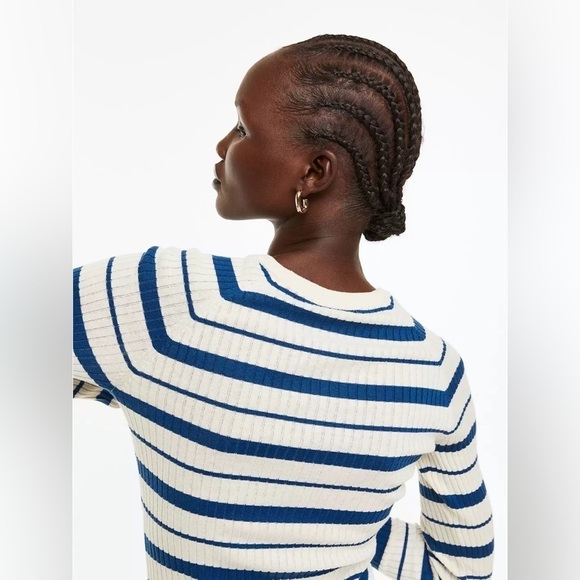 H&M Striped Ribbed Knit Top - Picture 2 of 9